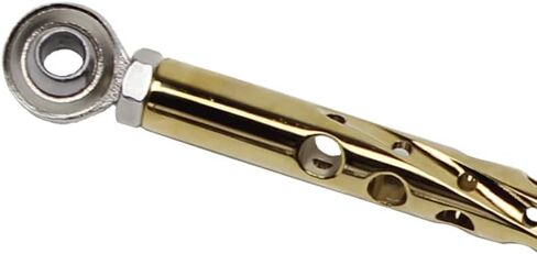 POWERJAMES Gold Drillhole 13.5" to 14.5" Adjustable Shift Lever Linkage Rod for Harley Softail Touring Trike FLS FLH FXBR in Saudi Arabia