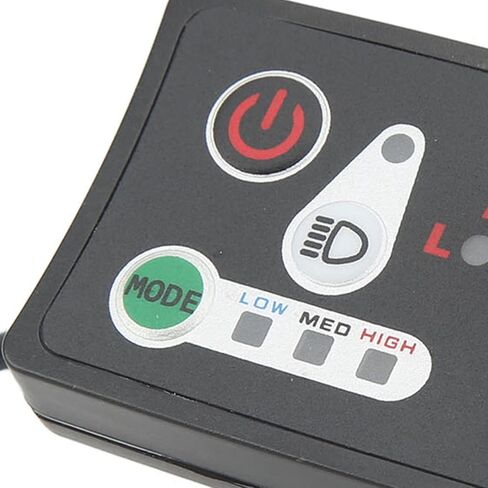 لوحة التحكم في عرض الدراجة الكهربائية من Alomejor، عداد لوحة عرض الطاقة LED مع قابس ذكر 5P مقاوم للماء لمقاود 22.2 مم in Saudi Arabia