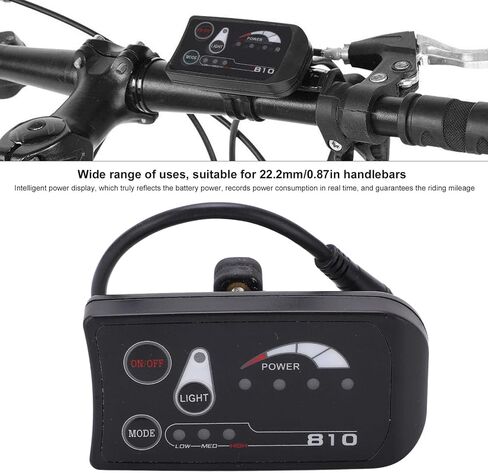 دراجة الكمبيوتر دراجة الكمبيوتر شاشة LED لوحة التحكم، S810 دراجة كهربائية LED لوحة العرض Ebike عرض سكوتر محرك عرض لوحدة تحكم JN لمحرك الدراجة الكهربائية Pasion in Saudi Arabia