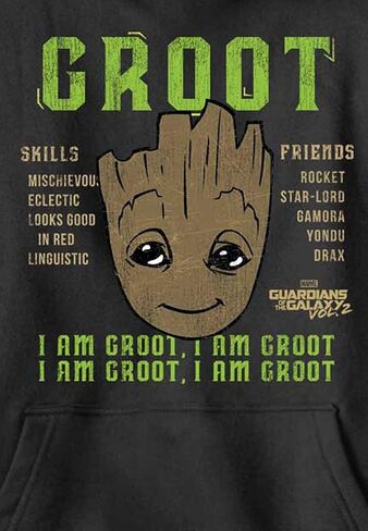 Marvel Kids' Groot Info Hoodie in Saudi Arabia