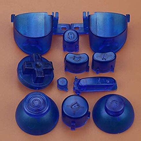 مجموعات كاملة من أزرار A B X Y Z ومفتاح D-pad Mod لوحدة تحكم Gamecube NGC (9 مجموعات واضحة) in Saudi Arabia