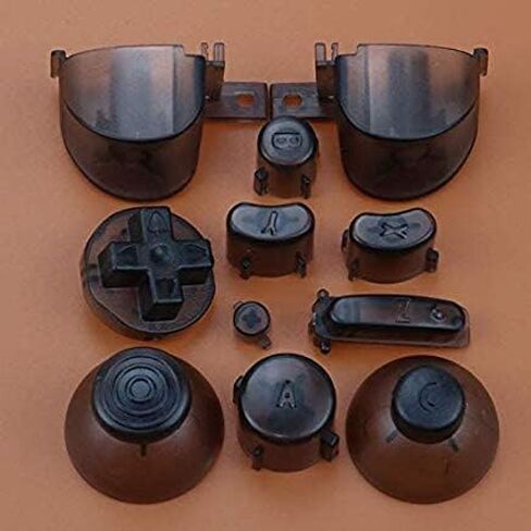 مجموعات كاملة من أزرار A B X Y Z ومفتاح D-pad Mod لوحدة تحكم Gamecube NGC (9 مجموعات واضحة) in Saudi Arabia