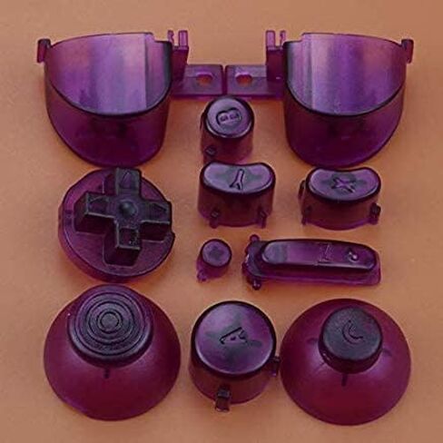 مجموعات كاملة من أزرار A B X Y Z ومفتاح D-pad Mod لوحدة تحكم Gamecube NGC (9 مجموعات واضحة) in Saudi Arabia
