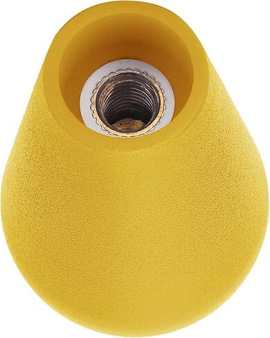 Ellipse Joystick Ball Top Handle Rocker | M6 Oval Arcade Game DIY Parts Replacement(52*30mm) Yellow in Saudi Arabia