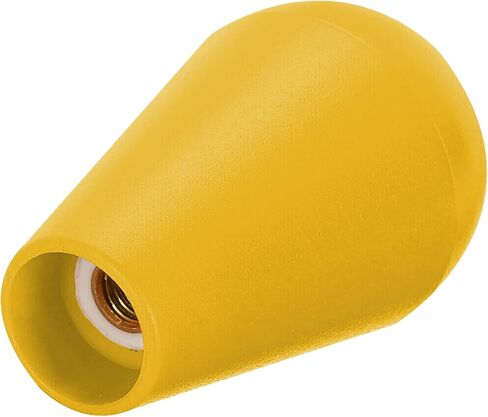 Ellipse Joystick Ball Top Handle Rocker | M6 Oval Arcade Game DIY Parts Replacement(52*30mm) Yellow in Saudi Arabia