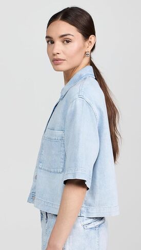 بلوزة Lenna للسيدات ذات وزن الريش الفائق من rag &bone in Saudi Arabia