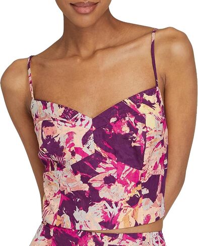 Club Monaco Women's Linen Blend Shell Top in Saudi Arabia