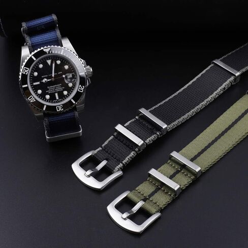 Onthelevel 20mm 22mm Watch Strap for Men Women - Premium Waterproof Ballistic Nylon Watch Band with Multiple Colorways in Kuwait