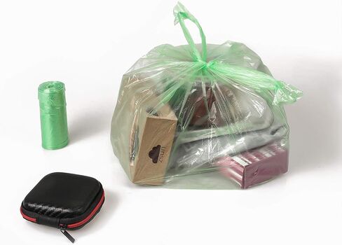 Mini Countertop Brushed Can Stainless Steel Swing Lid Trash Can Set, Come with Trash Bag, 1.5 L / 0.40 Gal Silver Color in Kuwait