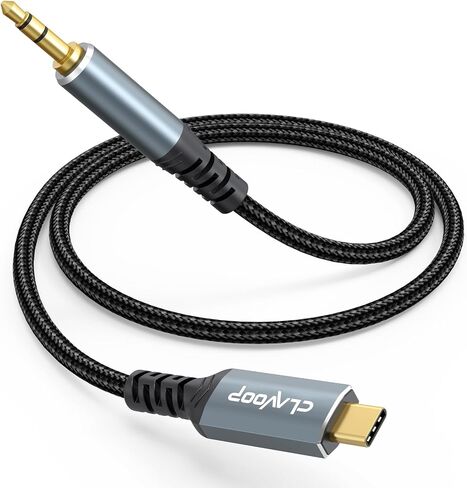 كابل USB C إلى Aux بطول 1 قدم، سلك Aux لـ iPhone 15، نوع C إلى مقبس صوت للسيارة، USBC إلى 3.5 مم كابلات مساعدة ذكر إلى ذكر متوافقة مع iPhone 15 Pro Android Tablets مضخم صوت سماعة الرأس in Saudi Arabia