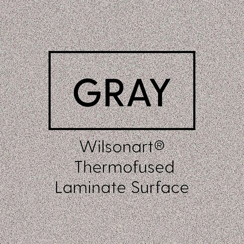 طاولة أطفال مستطيلة للأنشطة 10097-GYGT من Factory Direct Partners (30 بوصة × 48 بوصة) أرجل أرضية فضية قصيرة، مساحات تعاونية في المنزل والفصول الدراسية، ارتفاع قابل للتعديل 11-16 بوصة (جزء علوي رمادي/حافة رمادية) in Kuwait