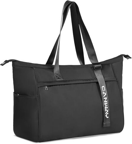 CANWAY Large Travel Tote Bag - Weekender Duffle Bag for Women, Carry on Duffel Bag with Multi Pockets for Travel/Shop/Gym in Saudi Arabia