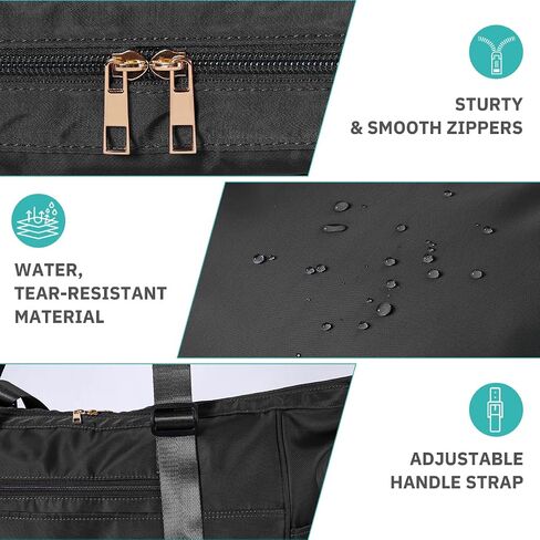 CANWAY Large Travel Tote Bag - Weekender Duffle Bag for Women, Carry on Duffel Bag with Multi Pockets for Travel/Shop/Gym in Saudi Arabia