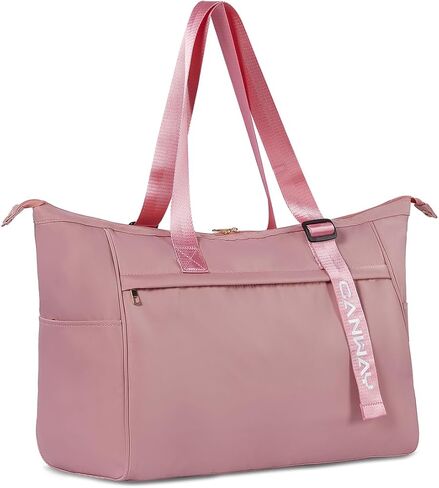 CANWAY Large Travel Tote Bag - Weekender Duffle Bag for Women, Carry on Duffel Bag with Multi Pockets for Travel/Shop/Gym in Kuwait