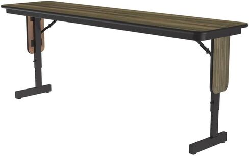 Panel Leg Adj (HPL) Seminar Tables, 18"x72", Black Granite in Saudi Arabia