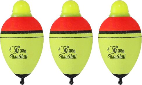 PATIKIL Lighted Fishing Slip Bobber, EVA Green Red LED Light Up Fishing Float for Night Fishing in Saudi Arabia