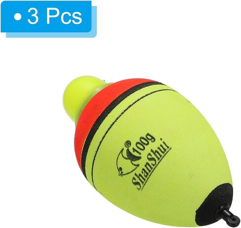 PATIKIL Lighted Fishing Slip Bobber, EVA Green Red LED Light Up Fishing Float for Night Fishing in Saudi Arabia