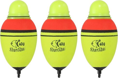 PATIKIL Lighted Fishing Slip Bobber, EVA Green Red LED Light Up Fishing Float for Night Fishing in Saudi Arabia