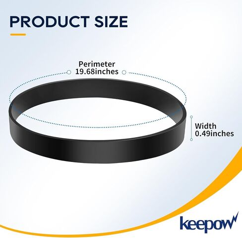KEEPOW Replacement Belts for Simplicity 4000, 5000, 6000, 7000, 8000, Symmetry Upright Vacuum Series, Replace Part SB6 SB7 (2 Pack) in Kuwait