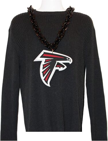 Aminco NFL Atlanta Falcons Team Fan Chain, Black in Saudi Arabia