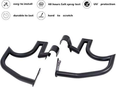 شريط تحطم المحرك، حاجز الطريق السريع، شريط الطريق السريع للكشافة الهندية 2015-2023، كشاف بوبر ABS 2018-2023، كشاف ستين 2016-2023 (أسود غير لامع) in Kuwait