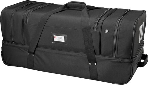 WILSON Umpire V2 Wheeled Equipment Bag - Black in Kuwait