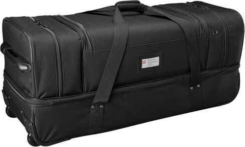 WILSON Umpire V2 Wheeled Equipment Bag - Black in Kuwait