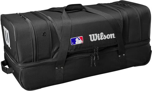 WILSON Umpire V2 Wheeled Equipment Bag - Black in Kuwait