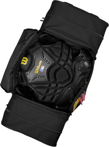 WILSON Umpire V2 Wheeled Equipment Bag - Black in Kuwait