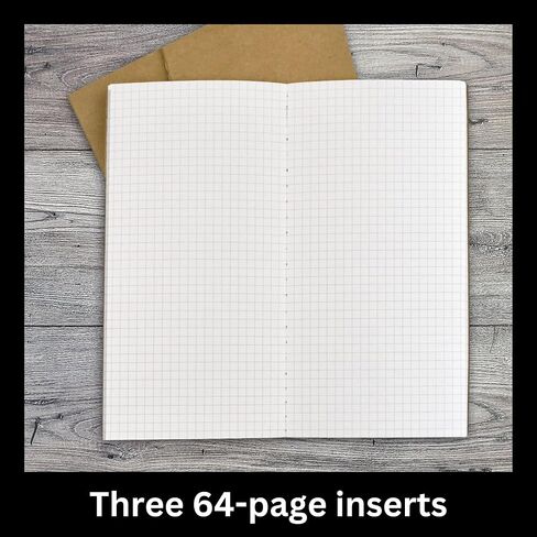 RICCO BELLO Travelers Notebook Insert, Weekly To Do Undated Calendar Refill, 8.25 x 4.25 inches (Set of 3) in Saudi Arabia