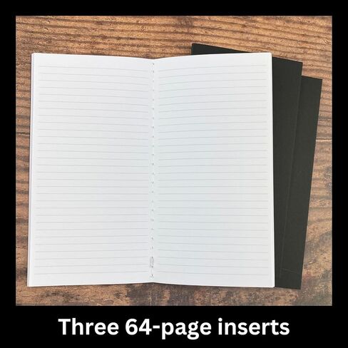 RICCO BELLO Travelers Notebook Insert, Weekly To Do Undated Calendar Refill, 8.25 x 4.25 inches (Set of 3) in Saudi Arabia