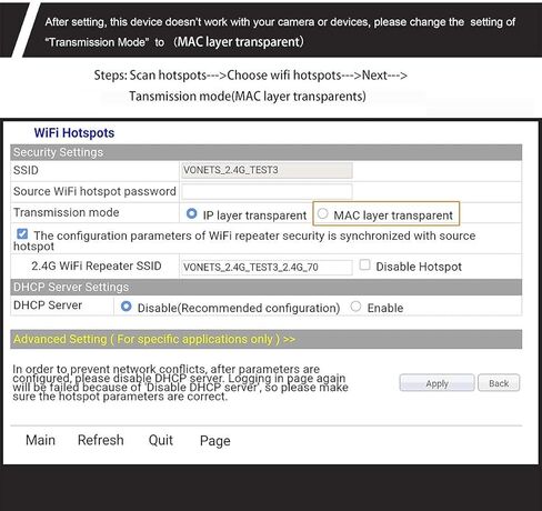 VONETS Mini Industrial WiFi Bridge Ethernet/Repeater/WiFi to Wired/WiFi Hotspot Extender Signal Booster 2.4GHz 300Mbps for IP Printer,DVR VAP11G-300 with 5V/2A USB Wall Charger Adapter in Kuwait