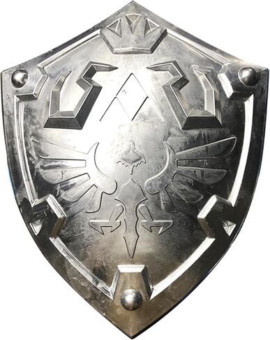 2024 Link Real Hylian Shield Metal Zalde Link Master Shield كامل الحجم زي الدعائم الأزرق in Kuwait