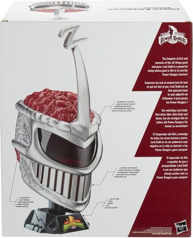 Power Rangers Lightning Collection Lord Zedd Premium Role Play Helmet with Electronic Voice Changer Includes Display Stand Ages 18 and Up in Saudi Arabia