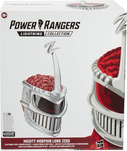 Power Rangers Lightning Collection Lord Zedd Premium Role Play Helmet with Electronic Voice Changer Includes Display Stand Ages 18 and Up in Saudi Arabia