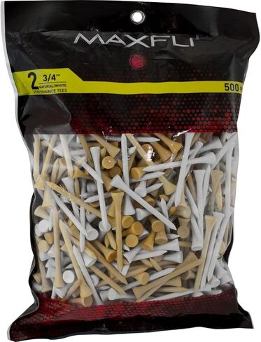 Maxfli 2 3/4'' Assorted Golf Tees - 500 Pack in Kuwait