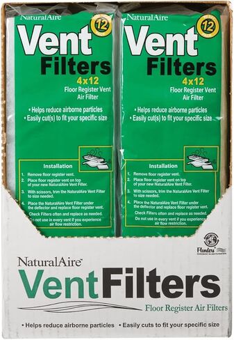 Vent Filter, HVAC Air Vent Filters 4X12 Inches, 12 Pack in Saudi Arabia