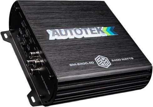 Autotek Street Machine SM-2400.4D 2400 Watt Four Channel Car Audio Amplifier - High Output, Class D, 2, 4, Mono Bridged at 4 Ohm Stable, Low Level Input, Mosfet Power Supply in Saudi Arabia