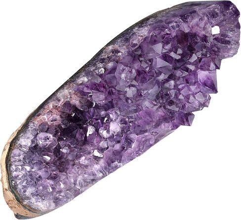 TUMBEELLUWA 100-150g Natural Amethyst Crystal Cluster Gemstone Specimen for Home Decoration Raw Druzy Geode Quartz Stone Figurine for Reiki Healing Meditation, 1.2"-2.3" in Saudi Arabia
