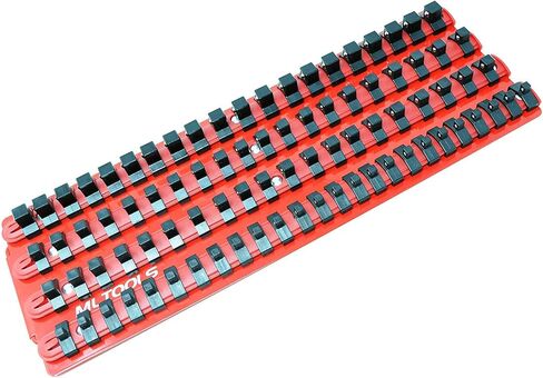 Socket Organizer | 2 Pack | Holds 170 Sockets | Ball Bearing Clips | Metal Socket Organizer Tray | T-8316 x 2… in Kuwait