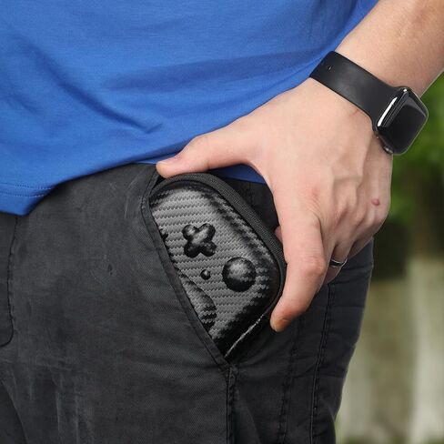 Slim Travel Case for Razer Kishi/Gamevice Updated Mobile Gaming Controller with Thumb Sticks,Hook Black(Two Style) (Stripe-Black) in Kuwait