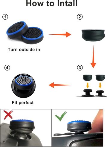 Slim Travel Case for Razer Kishi/Gamevice Updated Mobile Gaming Controller with Thumb Sticks,Hook Black(Two Style) (Stripe-Black) in Kuwait