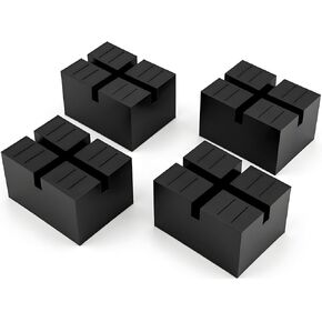 4 Pack Pinch-Weld Blocks,Jack Bracket pad Adapter,Auto Lift Block Spacer Pad 3.94" × 2.95" × 2.36",Universal Slotted Frame Guide Rail clamp Welding Protector in Saudi Arabia