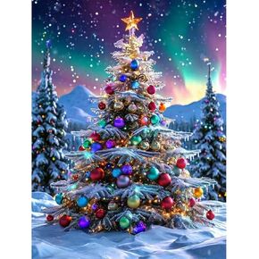 Lophomie Diamond Art Kits for Adults, 5D DIY Christmas Diamond Painting for Adults Beginners, Diamond Dots Kits Gem Arts Crafts for Home Wall Decor 12x16 Inch(Christmas Tree) in Saudi Arabia
