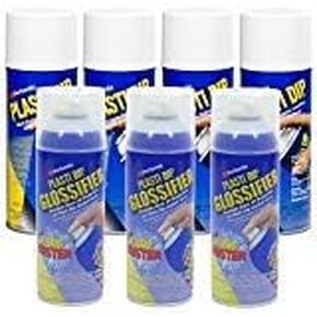 Performix Plasti Dip Gloss White Wheels Rims Bundle - 7 Piece Kit- Peelable Paint in Saudi Arabia