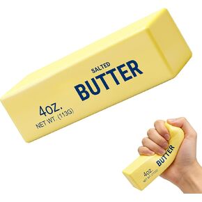 Butter Squishy, Butter Slow Rising Squishy, Butter Stick Squeeze Balls for Stress Relief, Soft Pressure Sensory for Adults, Squeeze Toys (1Pc, Butter Stick) in Saudi Arabia