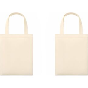 Phicorn Small Canvas Tote Bags, 9" x 11" Reusable Cotton Mini Totes for DIY Crafts, Party Favors and Daily Essentials in Saudi Arabia