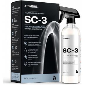 SC-3 Ceramic Spray Coating for Cars - High Gloss Hydrophobic Paint Sealant & Ceramic Coating Spray - Professional Car Wax Protection - 16.9 fl oz in Saudi Arabia
