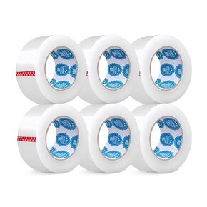 Clear Packing Tape, 2 Inches x 55 Yards, 1.8 Mil Thick, Acrylic Adhesive, 36 Rolls, for Packaging, Carton Sealing, Storage, Moving in Saudi Arabia