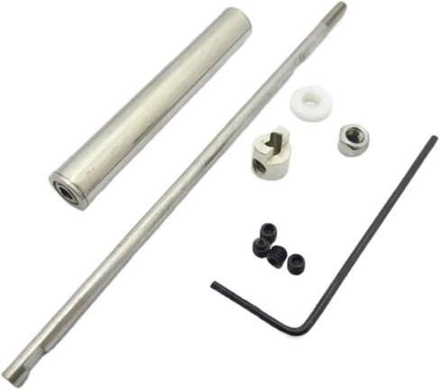 Stainless Steel 3mm Drive Shaft Shaft Sleeve Drive Shaft Sleeve and Bushing Set for RC Boat Marine Scale Ship Model DIY Parts(25cm 20cm) in Kuwait